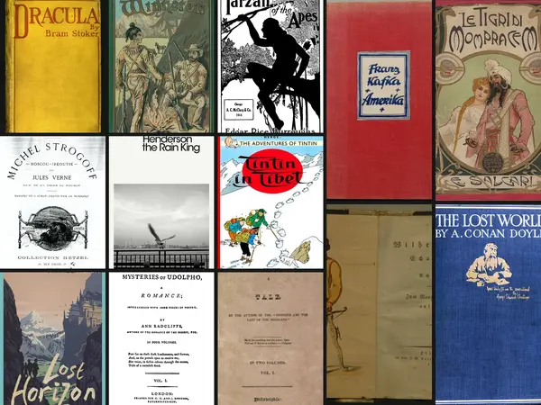 Which book best describes a place its author never visited?