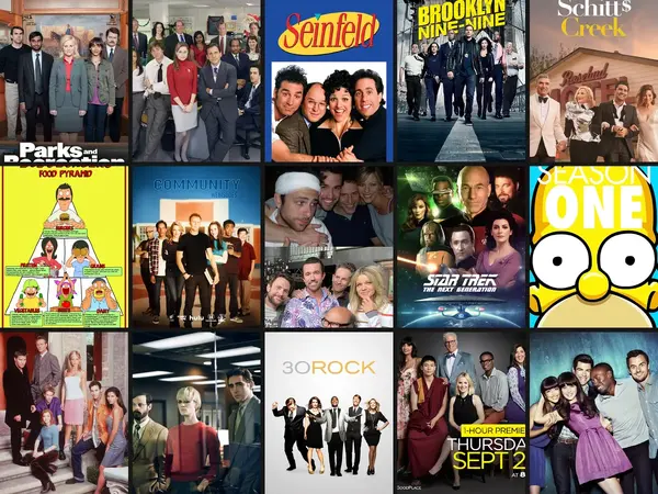 Which TV comedy got much better after a weak first season?