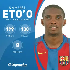 Samuel Eto'o — ranked #14