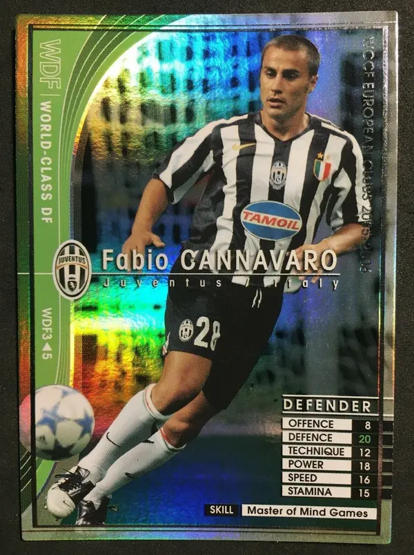 Fabio Cannavaro - ranking option ranked #4
