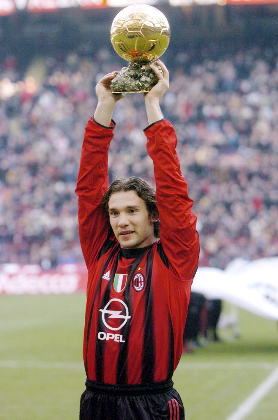 Andriy Shevchenko - ranking option ranked #8