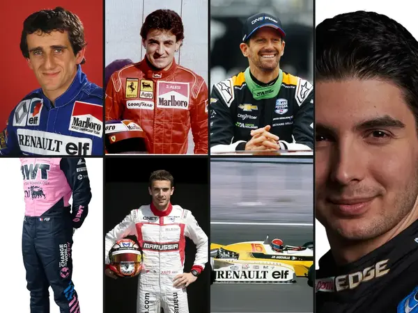 Who is the best French karting champion who made it to Formula 1?