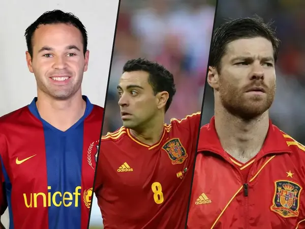 Who is the best midfielder in Spain national team history?