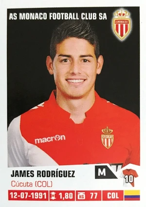 James Rodríguez — ranked #6