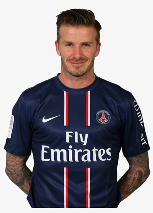 David Beckham — ranked #2