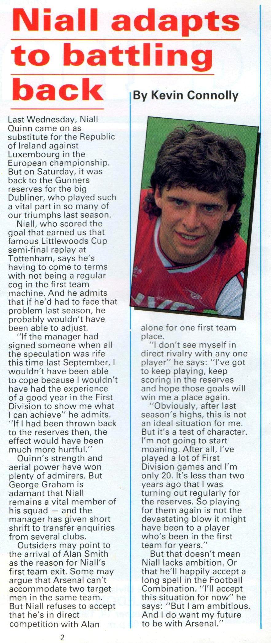 Niall Quinn - ranking option ranked #11