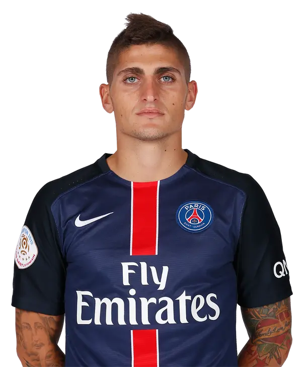 Marco Verratti - ranking option ranked #8