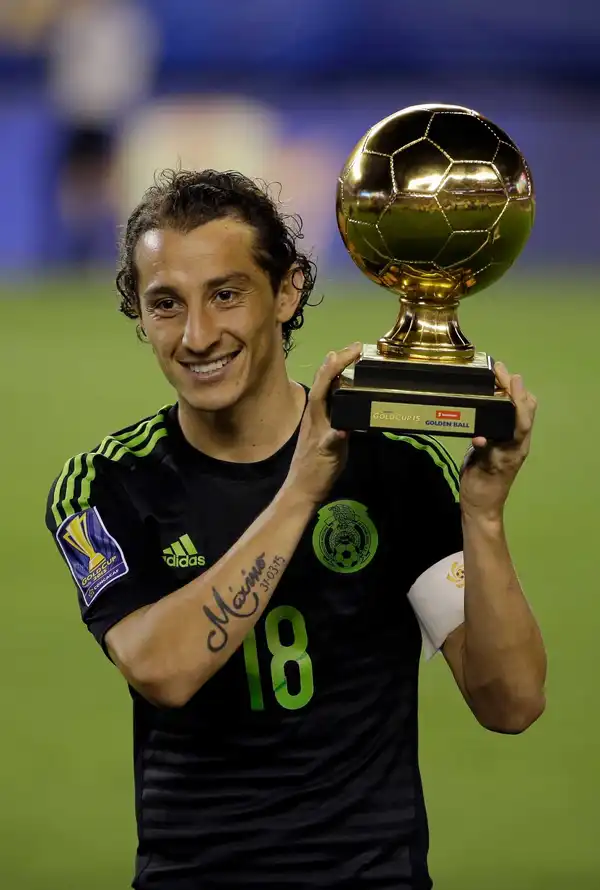 Andrés Guardado - ranking option ranked #8