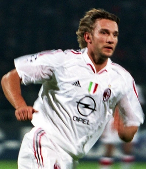 Andriy Shevchenko — ranked #6