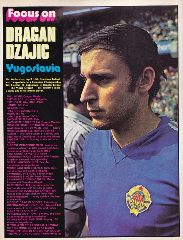 Dragan Džajić - ranking option ranked #11