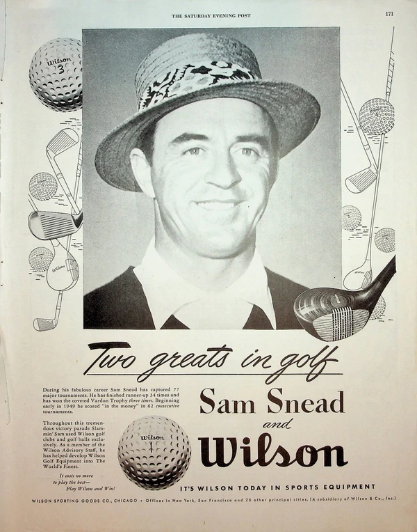 Sam Snead - ranking option ranked #4