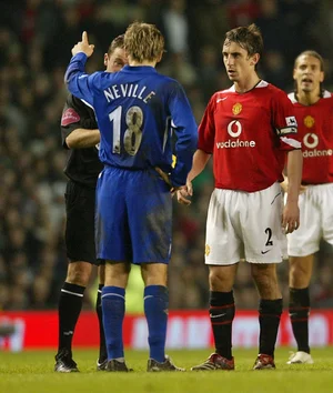 Gary and Phil Neville — ranked #8