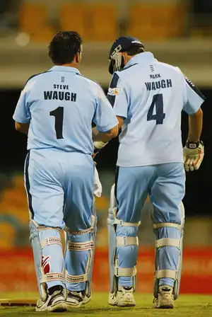 Steve and Mark Waugh — ranked #7