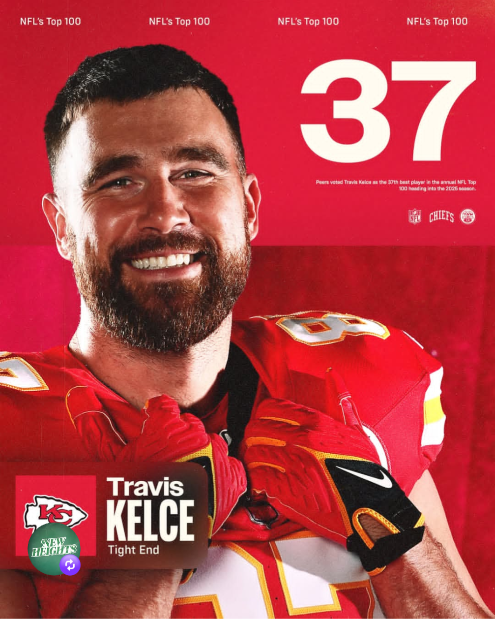 Travis Kelce — ranked #8