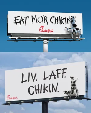 Chick-fil-A Cows — ranked #9