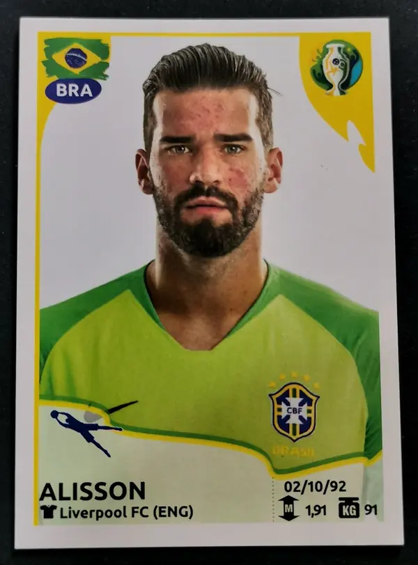 Alisson Becker - ranking option ranked #5